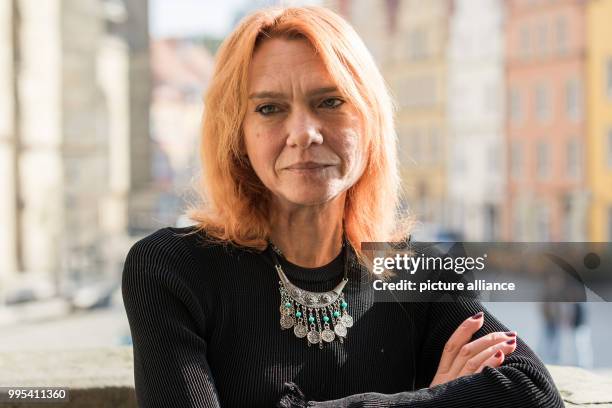 Turkish author and journalist Asli Erdogan, photographed during the award ceremony of the Erich Maria Remarque Peace Prize in Osnabrueck, Germany, 22...