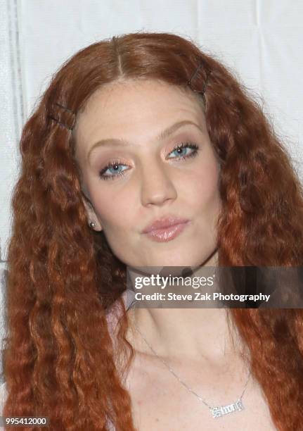 Singer Jess Glynne visits Build Series to discuss her new single "I'll Be There" at Build Studio on July 10, 2018 in New York City.