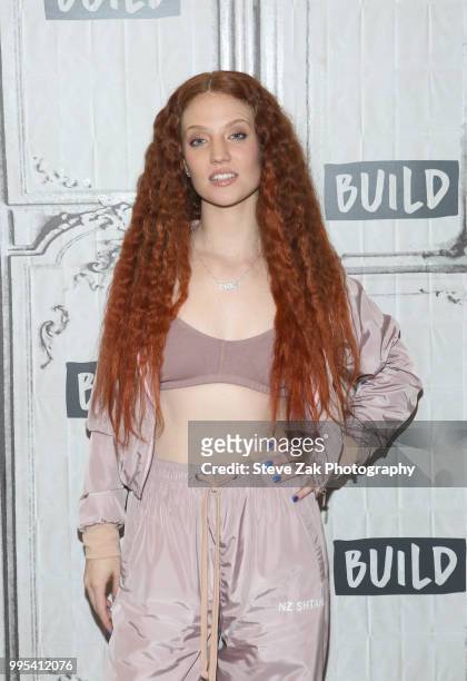 Singer Jess Glynne visits Build Series to discuss her new single "I'll Be There" at Build Studio on July 10, 2018 in New York City.