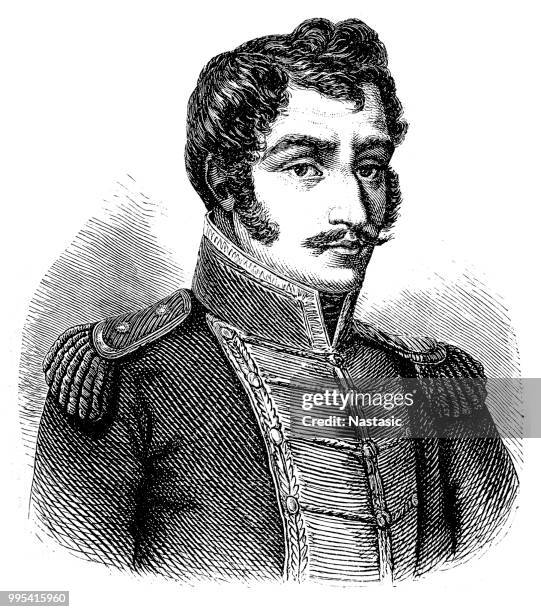 simon bolivar - peru stock illustrations