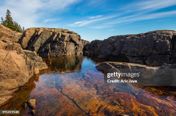 acadia cove - jaye stock pictures, royalty-free photos & images