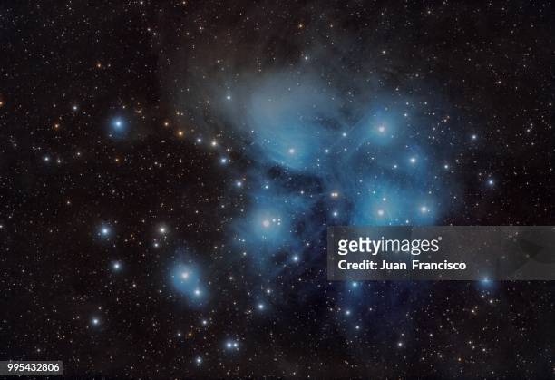 pleiades, m45 - 球状星団 ストックフォトと画像