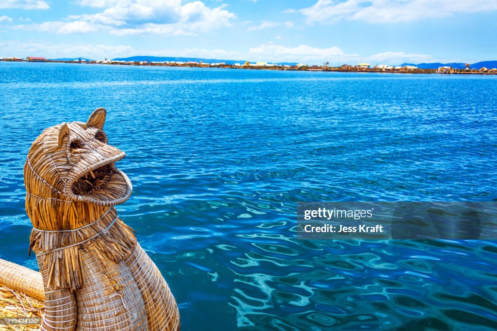 Reed Boat and Lake Titicaca