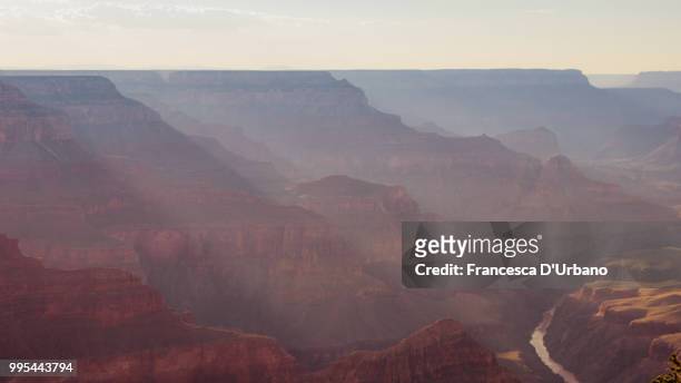 sunset at grand canyon - panorama urbano stock pictures, royalty-free photos & images