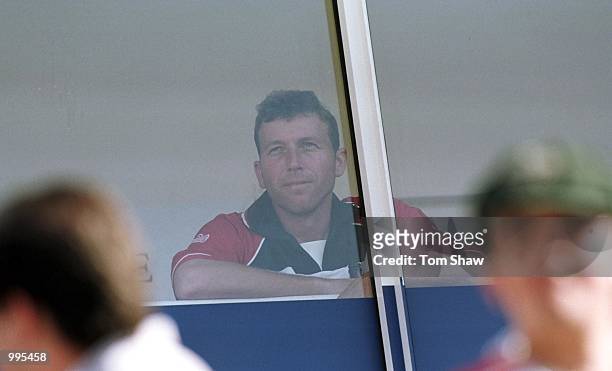 Michael Atherton of England during the 5th day of the 5th Ashes Test between England and Australia at The AMP Oval, London. Mandatory Credit: Tom...