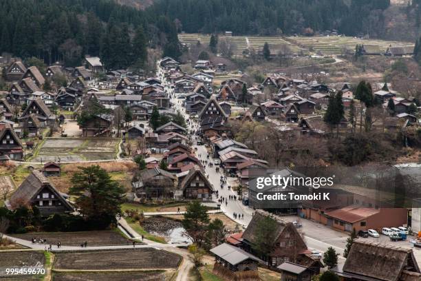 shirakawago amazing architechture - architechture stock pictures, royalty-free photos & images
