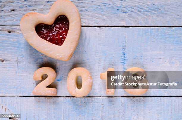 2016 homemade cookies. - animal internal organ stockfoto's en -beelden