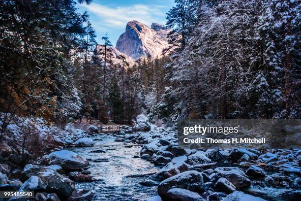 merced river - brook mitchell stock pictures, royalty-free photos & images