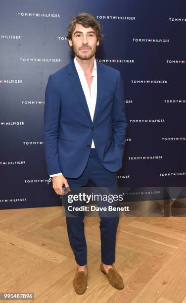 Robert Konjic attends the Tommy Hilfiger x Lewis Hamilton event at the Tommy Hilfiger Regent Street store on July 10, 2018 in London, England.