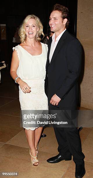Actress Jennie Garth and husband actor Peter Facinelli attend Step Up Women's Network 7th Annual Inspiration Awards at the Beverly Hilton on May 14,...