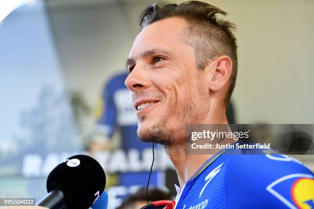 Start / Philippe Gilbert of Belgium and Team Quick-Step Floors / during the 105th Tour de France 2018, Stage 4 a 195km stage from La Baule to Sarzeau...