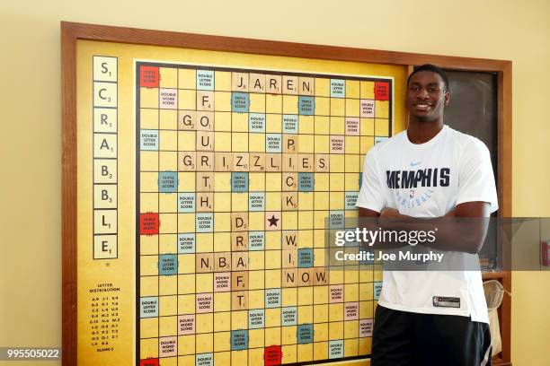 Jaren Jackson Jr. #13 of the Memphis Grizzlies poses for a photo on July 4, 2018 in Salt Lake City, Utah. NOTE TO USER: User expressly acknowledges...