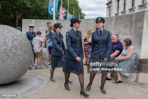 On the 100th anniversary of the Royal Air Force and following a flypast of 100 aircraft formations representing Britain's air defence history which...