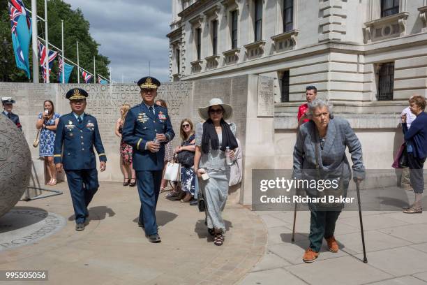 On the 100th anniversary of the Royal Air Force and following a flypast of 100 aircraft formations representing Britain's air defence history which...