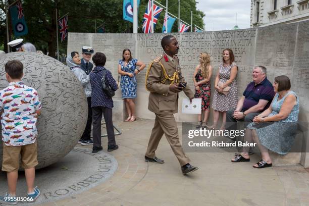 On the 100th anniversary of the Royal Air Force and following a flypast of 100 aircraft formations representing Britain's air defence history which...