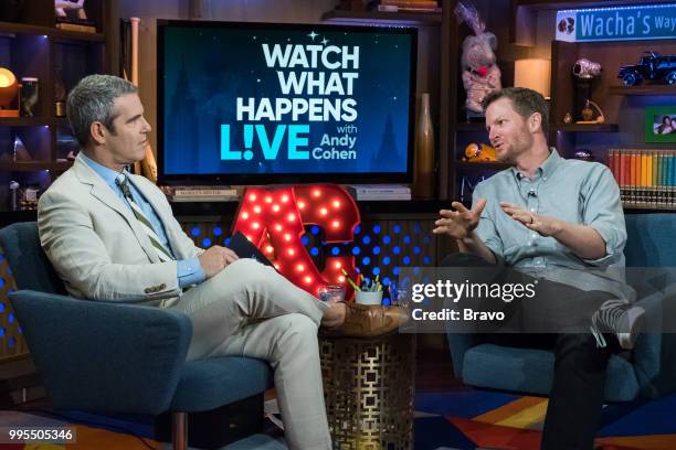 Pictured : Andy Cohen and Dale Earnhardt Jr. --