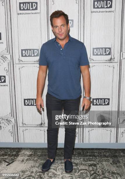 Actor Will Arnett visits Build Series to discuss "Teen Titans Go! To The Movies" at Build Studio on July 10, 2018 in New York City.