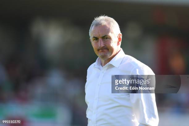 Cork , Ireland - 10 July 2018; Cork City manager John Caulfield prior to the UEFA Champions League 1st Qualifying Round First Leg between Cork City...