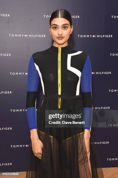 Neelam Gill attends the Tommy Hilfiger x Lewis Hamilton event at the Tommy Hilfiger Regent Street store on July 10, 2018 in London, England.