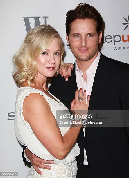 Actress Jennie Garth and husband actor Peter Facinelli attend Step Up Women's Network 7th Annual Inspiration Awards at the Beverly Hilton on May 14,...