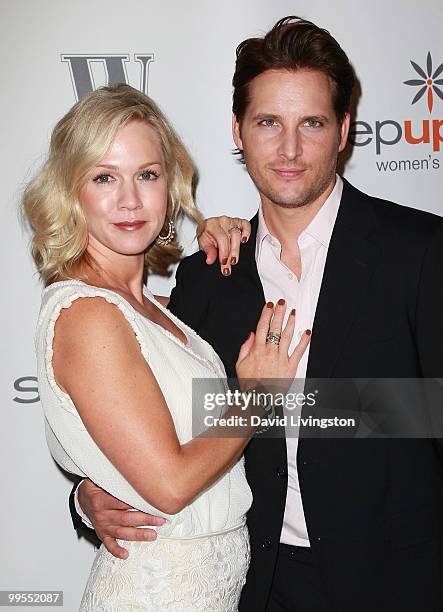 Actress Jennie Garth and husband actor Peter Facinelli attend Step Up Women's Network 7th Annual Inspiration Awards at the Beverly Hilton on May 14,...