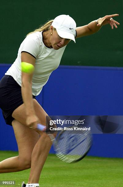 Alicia Molik of Australia during her victory over Jelena Dokic of Yugoslavia in the DFS Classic at Edgbaston, Birmingham. DIGITAL IMAGE. Mandatory...