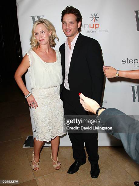 Actress Jennie Garth and husband actor Peter Facinelli attend Step Up Women's Network 7th Annual Inspiration Awards at the Beverly Hilton on May 14,...