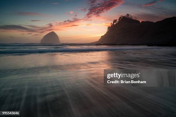 haystack sunset - bonham stock pictures, royalty-free photos & images