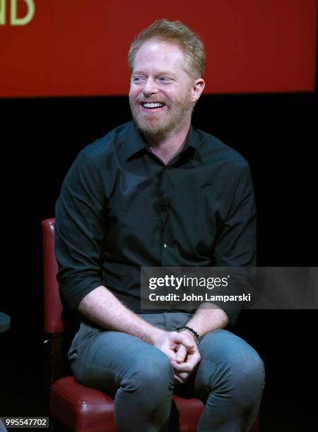 Foundation's Conversations on Broadway with Jesse Tyler Ferguson interviewed by Richard Ridge at The Robin Williams Center on July 10, 2018 in New...