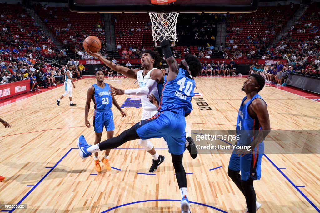 2018 NBA Summer League - Las Vegas - Oklahoma City Thunder v Charlotte Hornets