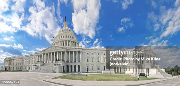 us capitol panorama - government building stock pictures, royalty-free photos & images