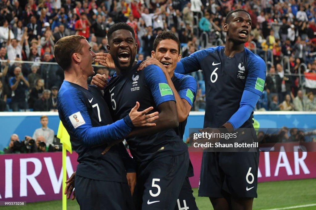 Belgium v France: Semi Final - 2018 FIFA World Cup Russia