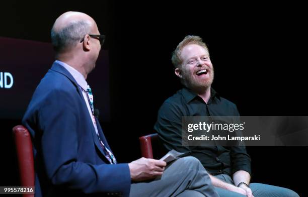 Foundation's Conversations on Broadway with Jesse Tyler Ferguson interviewed by Richard Ridge at The Robin Williams Center on July 10, 2018 in New...