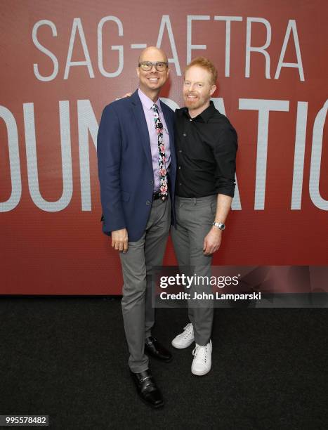 Foundation's Conversations on Broadway with Jesse Tyler Ferguson interviewed by Richard Ridge at The Robin Williams Center on July 10, 2018 in New...