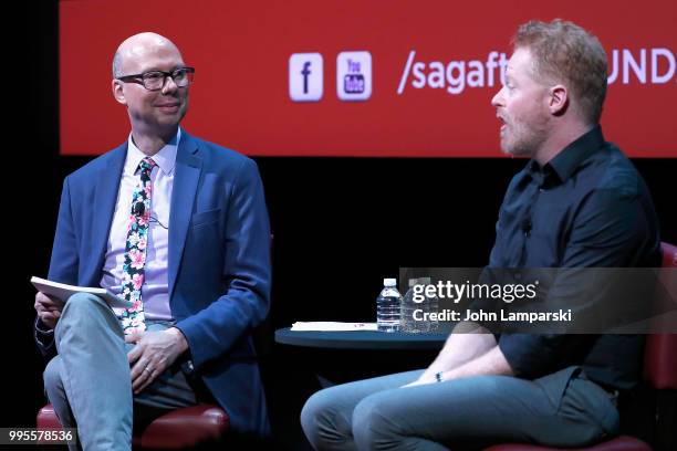 Foundation's Conversations on Broadway with Jesse Tyler Ferguson interviewed by Richard Ridge at The Robin Williams Center on July 10, 2018 in New...