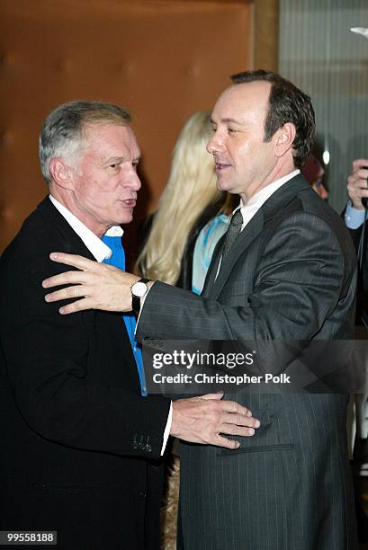 Hugh Hefner and Kevin Spacey