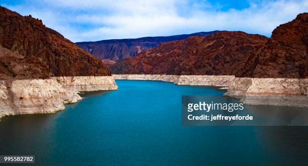quite morning on lake mead - not quite stock pictures, royalty-free photos & images