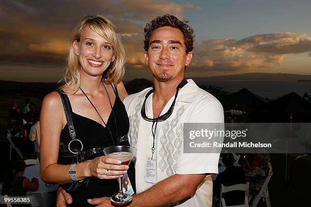 Jennifer Vasquez, Sye Vasquez attend the Taste of Wailea on June 14, 2008 at the Wailea Golf Club at the Wailea Gold & Emerald Golf Course in Wailea,...