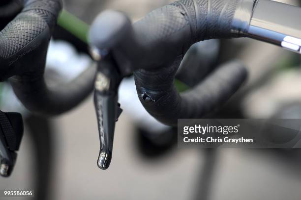 Start / Mark Cavendish of Great Britain and Team Dimension Data / Leveles / Brake / Bike / Detail View / during the 105th Tour de France 2018, Stage...