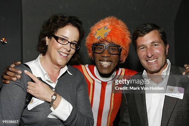 Executive Creative Director of Nickelodeon Preschool Television, Brown Johnson, DJ Lance and President and CEO of W!ild Brain Charlie Rivkin attends...
