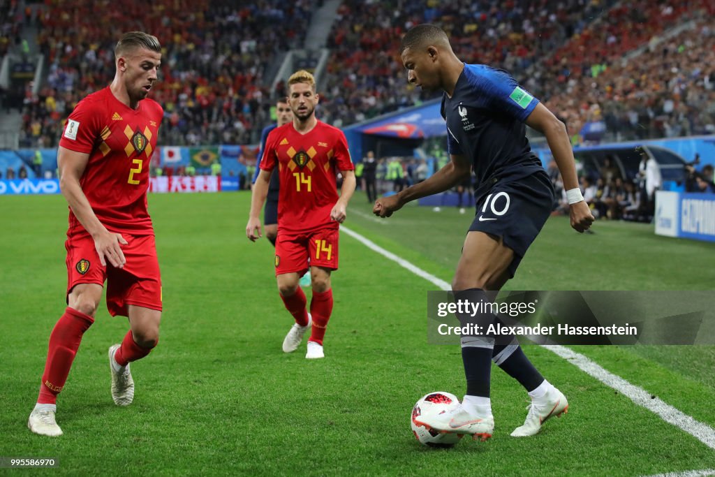 Belgium v France: Semi Final - 2018 FIFA World Cup Russia