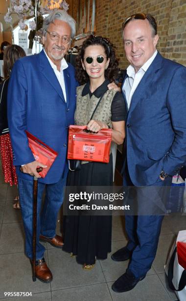 Rob Dickins, Cherry Gillespie and Jeremy Marsh attend the launch party for the inaugural Issue of "Drugstore Culture" at Chucs Serpentine on July 10,...