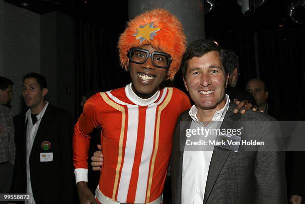 Lance and President and CEO of W!ild Brain Charlie Rivkin attends the YO GABBA GABBA! Licensing Summit Dinner at Spotlight Live with creative team...