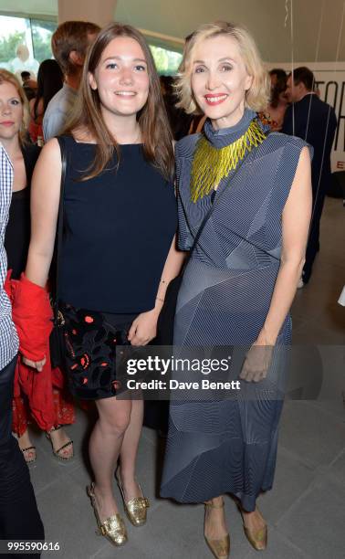 Allegra Hicks attends the launch party for the inaugural Issue of "Drugstore Culture" at Chucs Serpentine on July 10, 2018 in London, England.