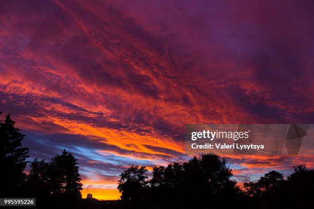 summer sunset - st helena stock pictures, royalty-free photos & images