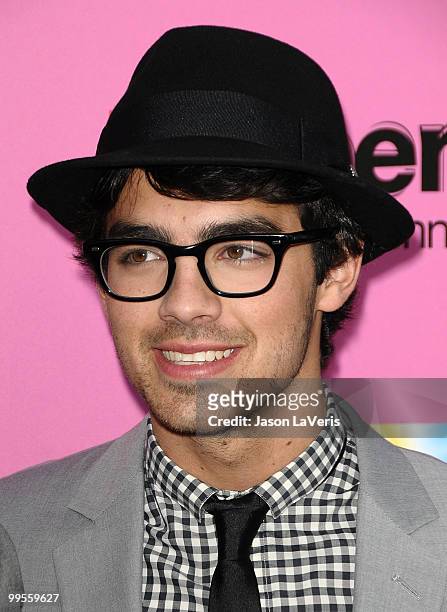 Joe Jonas of The Jonas Brothers attends the 12th annual Young Hollywood Awards at The Wilshire Ebell Theatre on May 13, 2010 in Los Angeles,...
