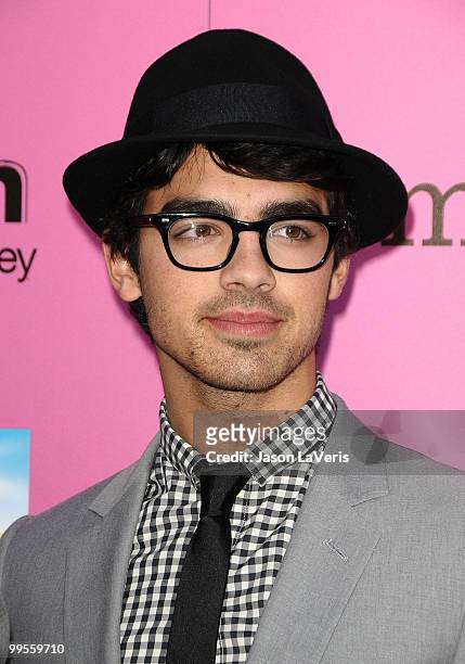 Joe Jonas of The Jonas Brothers attends the 12th annual Young Hollywood Awards at The Wilshire Ebell Theatre on May 13, 2010 in Los Angeles,...