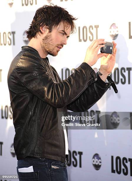 Ian Somerhalder attends the "Lost" Live Final Celebration at Royce Hall, UCLA on May 13, 2010 in Westwood, California.