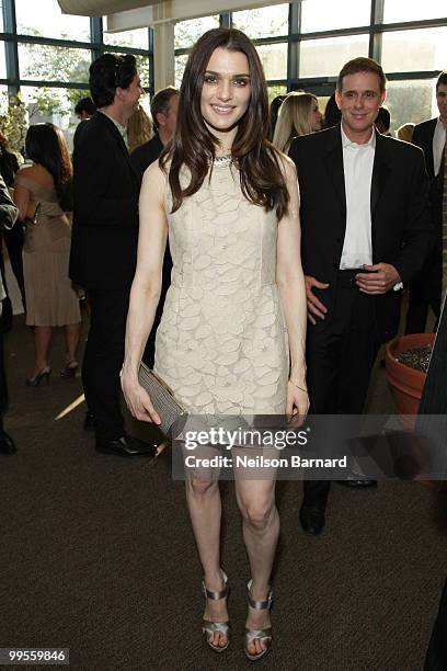 Actress Rachel Weisz attends the 2010 NYDG Foundation's Rx Haiti Benefit Gala and Auction at The Greenhouse at Scholastic on May 6, 2010 in New York...