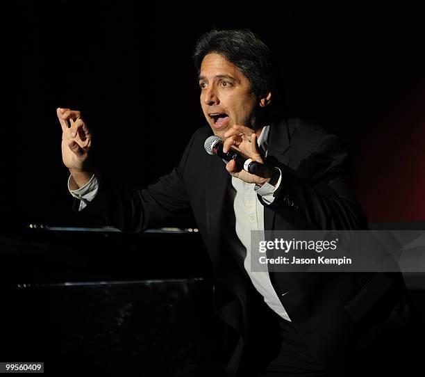 Comedian Ray Romano performs to benefit A Ray of Hope at SVA Theater on May 14, 2010 in New York City.